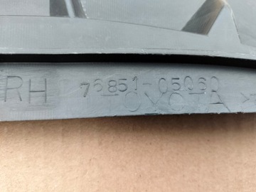 AVENSIS T27 LIŠTA PODBĚHU NÁRAZNÍKU PRAVÁ PŘEDNÍ