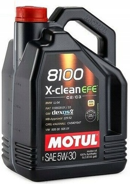 MOTUL 8100 X-CLEAN EFE 5W30 5L 505 01 MB229.52 LL-04 GM
