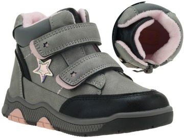 DZIEWCZĘCE TRZEWIKI PÓŁBUTY DZIECIĘCE BOTKI BUTY PRZEJŚCIOWE NA RZEPY R. 27