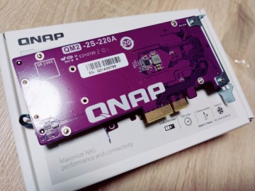Плата расширения QNAP QM2-2S-220A M.2