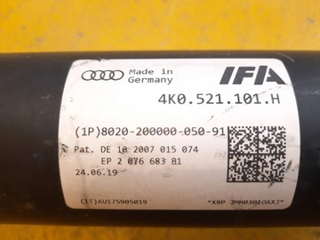 AUDI A6 C8 4K KOMBI 3.0 TDI HŘÍDEL HNACÍ 4K0521101H