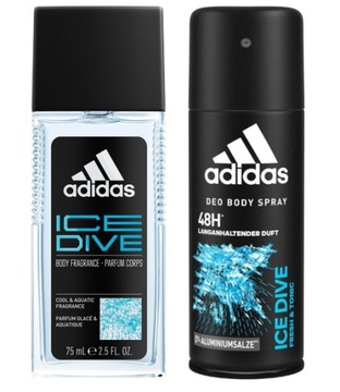 ADIDAS ICE DIVE MEN ZESTAW DNS 75ml+SPRAY 150ml