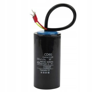 Пусковой конденсатор CD60 300мкФ 450В