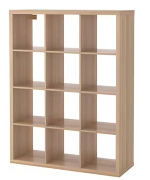 Ikea KALLAX 112 cm x 147 cm x 47 cm dąb naturalny