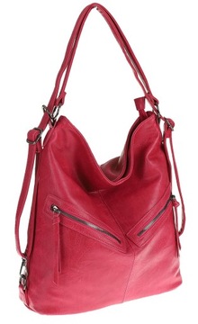 Elegancka Torebka Damska Pojemna worek plecak 2w1 0612
