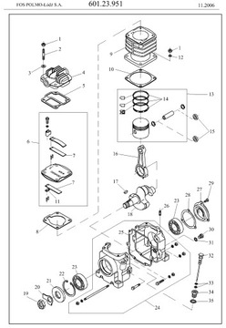 Компрессор для С-330 и штукатурных агрегатов (ГС 24)