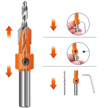 forets fraisés 8 мм для леса, с спиральными лесами