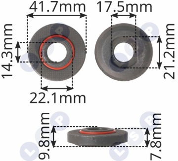 ГАЙКА И УНИВЕРСАЛЬНАЯ ШАЙБА ДЛЯ РЕЗЬБЫ М14 ДЛЯ НАБОРА УГЛОВОЙ ШЛИФРОВКИ