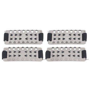 2 пары захватов для льда с снежными когтями, 26 остроконечных стальных крючка и петли AM