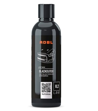 ADBL BLACKOUTER DRESSING ЧЕРНЫЙ ДЛЯ РЕМОНТ ПЛАСТИКА + ГУБКА-АППЛИКАТОР