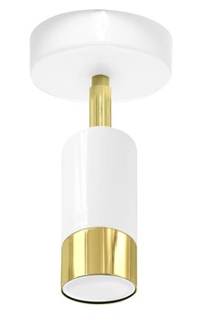 LAMPA SUFITOWA WISZĄCA ŻYRANDOL TUBA GOLD 2K-4 LED