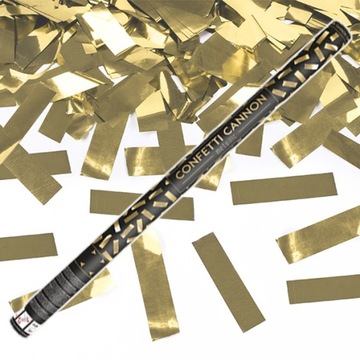 Золотые трубочки для стрельбы конфетти для свадеб, свадеб, первых танцев, 4 шт.