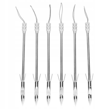 СТРЕЛКИ ДЛЯ СИНГЛЕТОВ ГОЛОВКИ ИЗ АЛЮМИНИЕВОГО СПЛАВА 6 ШТ.