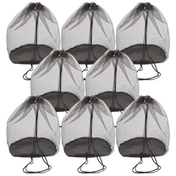 Logo Dish Net Bag Mesh Fashion 8 szt