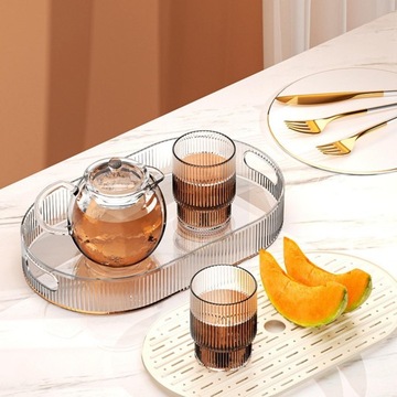 Поднос для завтрака Vanity Platter Универсальный прозрачный декоративный поднос
