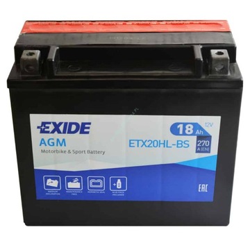 AKUMULATOR 18AH/270A 12V P+ / MOTOCYKLE
