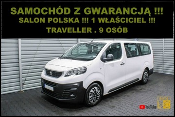 Peugeot Traveller Compact 1.5 BlueHDi 120KM 2019 Peugeot Traveller L2 + 9 OSÓB + Salon POLSKA + 1