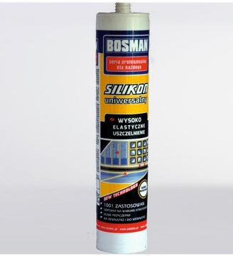 Silikon Bosman szary 310 ml