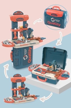 Чемодан своими руками, ящик для инструментов, пила, мастерская для детей