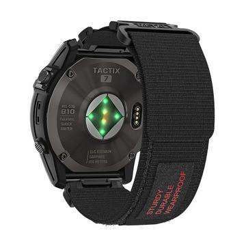 Pasek do Garmin 26mm nylonowy czarny