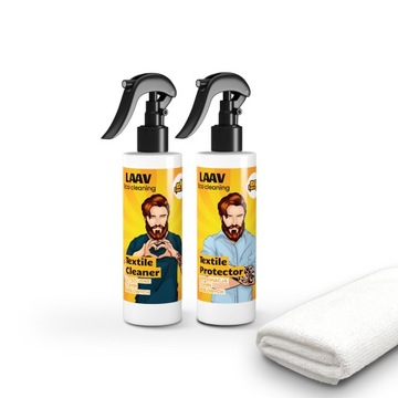 Zestaw do czyszczenia tapicerki sofy impregnat do tkanin mikrofibra GRATIS