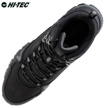 Buty Męskie Zimowe HAPITER HI-TEC Wodoodporne Ocieplane Softshell Czarne 41