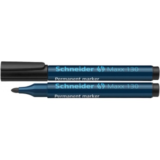 Marker permanentny Schneider Maxx 130 czarny 10szt