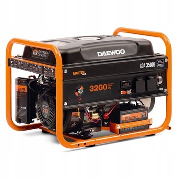 GENERATOR AGREGAT PRĄDOTWÓRCZY ROZRUSZNIK 3200W 3,2KW GDA 3500E DAEWOO