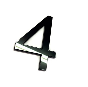 номер, цифра PLEXI BLACK 8 см