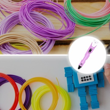 МИНИ-ПРИНТЕР 3D РУЧКА Детская 3D РУЧКА Magic + PLA НИТЬ 110 МЕТРОВ