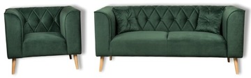 Zestaw wypoczynkowy Viena sofa i fotel kolory
