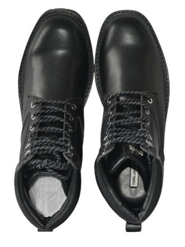 BUTY KARL LAGERFELD 91040 wysokie zimowe skóra 43