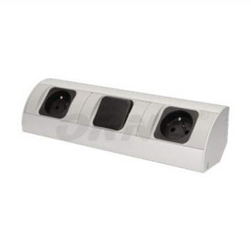 Gniazdo meblowe wyłącznik 2x230V Orno