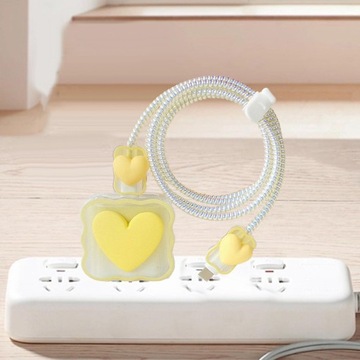 Крышка кабеля зарядного устройства Love Yellow