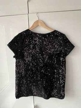 ZADIG & VOLTAIRE SEQUINS BLUZKA CEKINY NOWA S