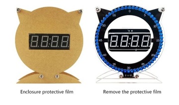 Zegarek elektroniczny z budzikiem KIT DIY