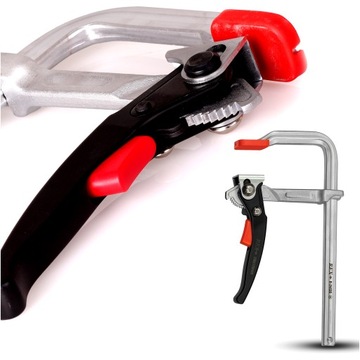 ŚCISK STOLARSKI 250x120mm SPAWALNICZY KUTY ZAPADKA