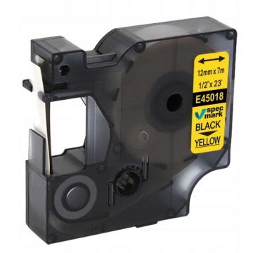 Taśma do DYMO D1 45018 12mm/7m żółta S0720580