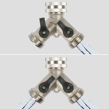 ЛАТУННЫЙ ТРОЙНИК С КЛАПАНАМИ ДЛЯ СТИРАЛЬНОЙ МАШИНЫ ПОСУДОМОЕЧНАЯ МАШИНА РАСПРЕДЕЛИТЕЛЬ 3/4