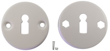 BISZKOPT ROZETA DOLNA BIAŁA KLUCZ KLAMKA