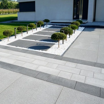 Kostka brukowa BRUK-BET NOVATOR SOLO 80x40 perła stalowo-srebrna 80mm
