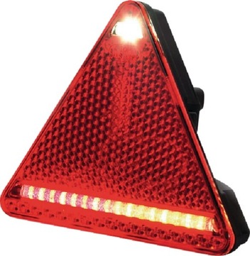 Lampa tylna zespolona LED, prawa, trójkątna, 12/24V Kramp LA40049