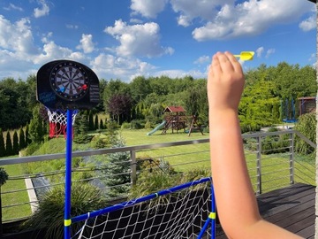 БАСКЕТБОЛЬНЫЙ НАБОР 3в1 ВОРОТКИ ДЛЯ ДАРТСОВ