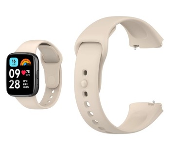 Pasek do Xiaomi Redmi Watch 3 ACTIVE BEŻOWY
