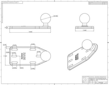 Держатель бака для жидкости RAM Mount RAM-B-346U