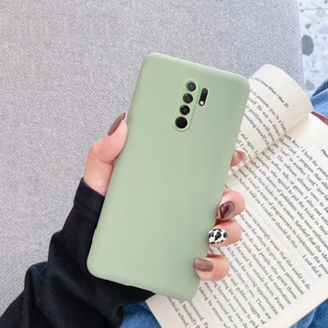 ETUI DO XIAOMI REDMI 9 SILIKON KOLOR CASE + SZKŁO