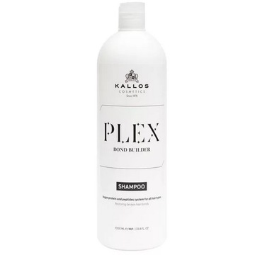 KALLOS PLEX BOND SZAMPON DO WŁOSÓW Z BIAŁKIEM ROŚLINNYM I PEPTYDAMI 1000ML