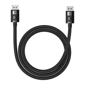 Кабель DisplayPort 8K 60 Гц 1,5 м Baseus черный