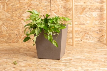 ЦВЕТОЧНЫЙ ГОРШОК ДЛЯ ТЕРРАСЫ БАЛКОН САДА ECO 33см СО ВСТАВКОЙ-РЕЗЕРВОМ, МОРОЗОСТОЙКИЙ