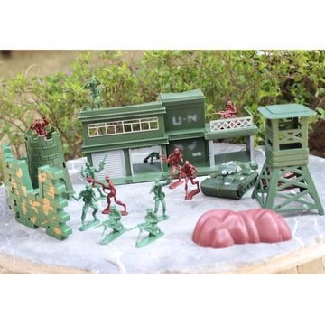 1 zestaw Soliders Figures Play Set (500 sztuk)